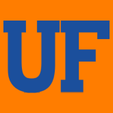 orange and blue University of Florida logo
