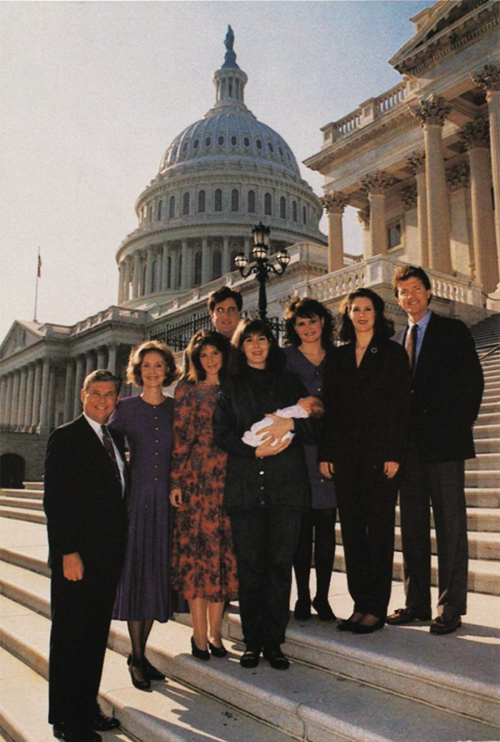 bob graham and family on capitol steps