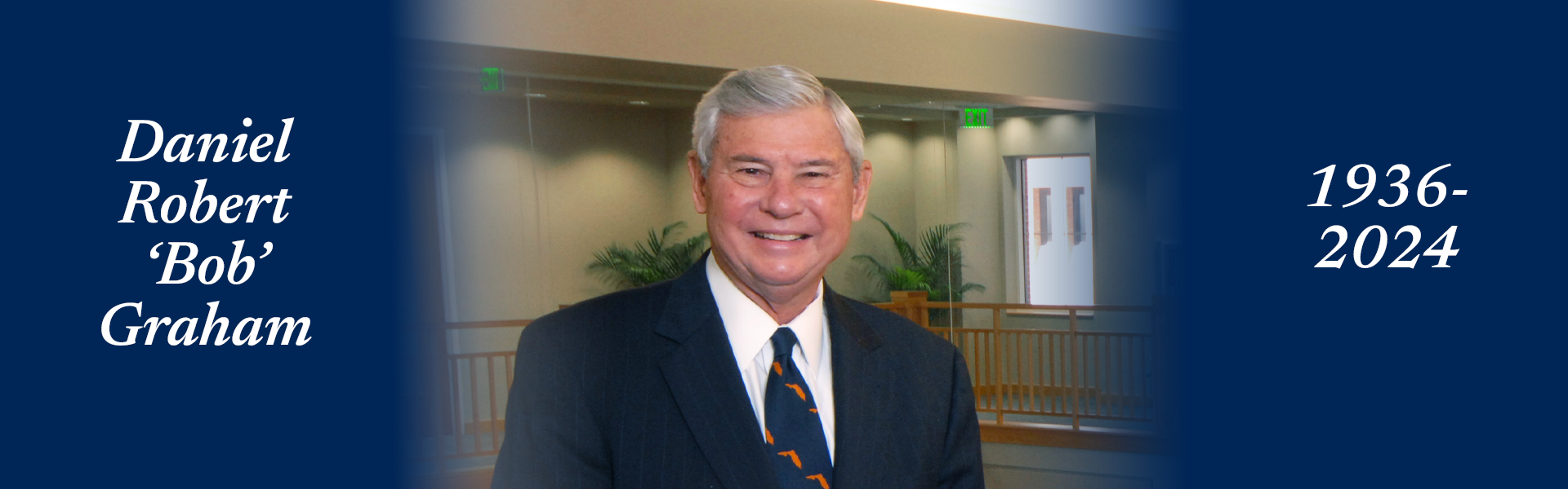Daniel Robert 'Bob' Graham was Florida governor and US senator